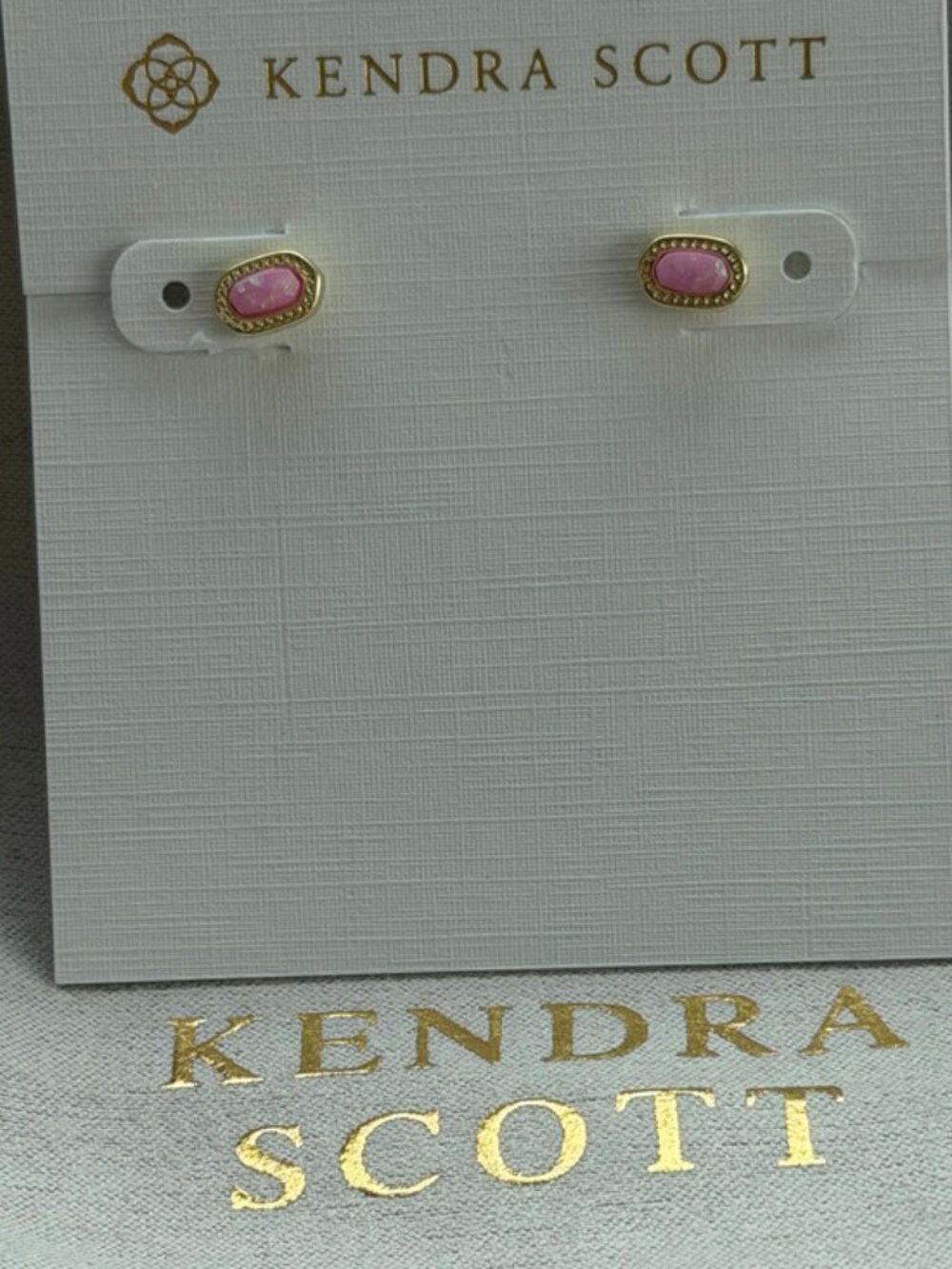 Kendra Scott pink earrings